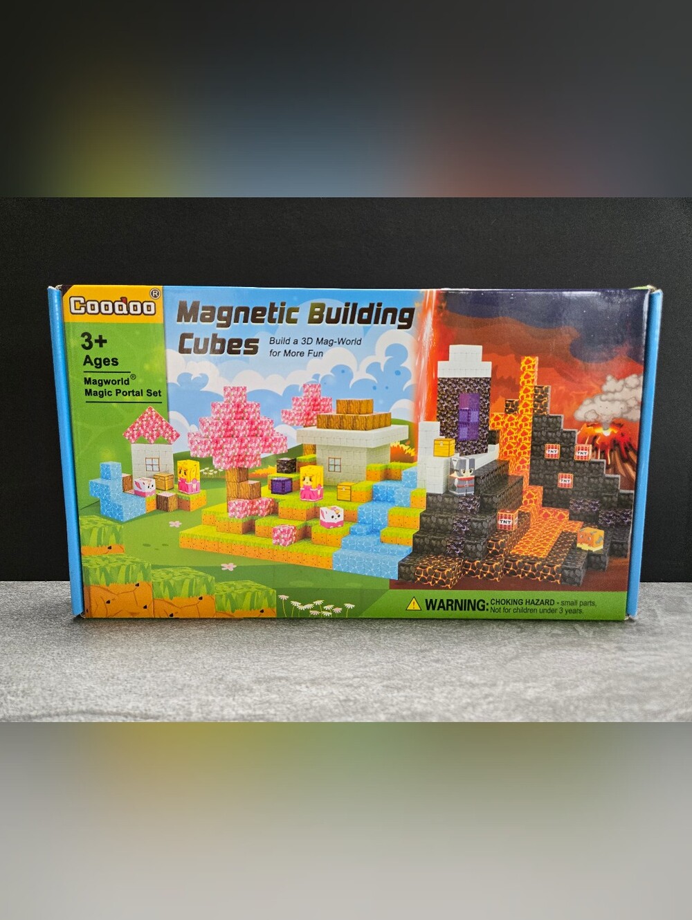 Magnetic Building Blocks - Magworld Magic Portal Set - 84 Pieces